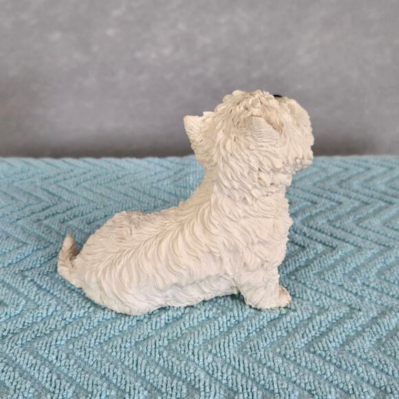Vintage 1988 Castagna Sitting West Highland White Terrier Figure Made in Italy - Picture 5 of 9